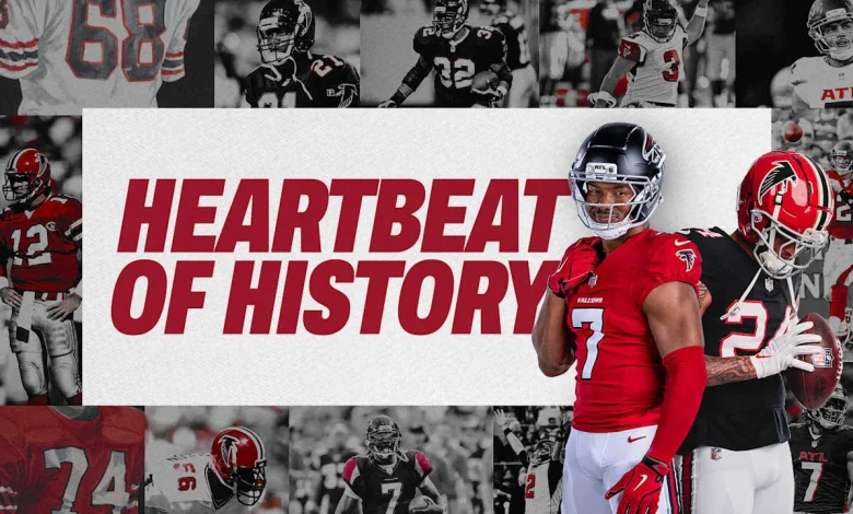 Red helmets, throwback uniforms remain staples of Falcons’ closet