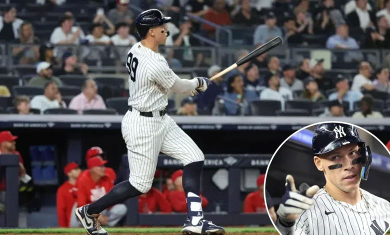 Red-hot Aaron Judge passes legend in Yankees record book with two-homer night