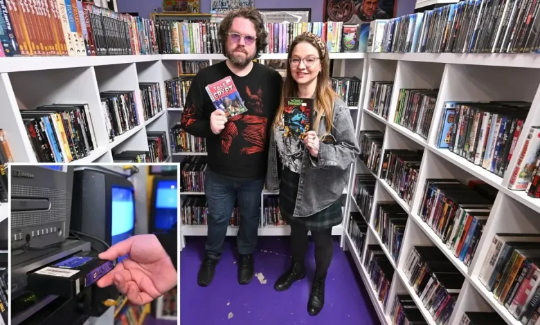 Retro NYC video store marks booming first year in business – thanks to growing Gen-Z demand for VHS, DVDs