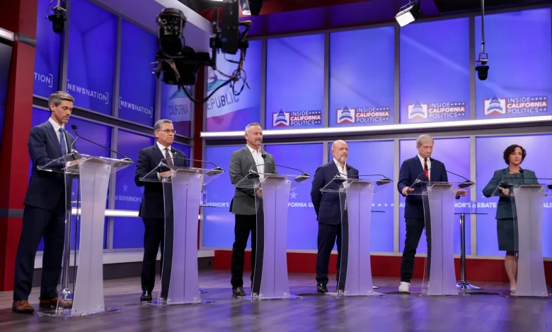 Rivals Target Steyer, Becerra in Debate As California Governor Race Tightens