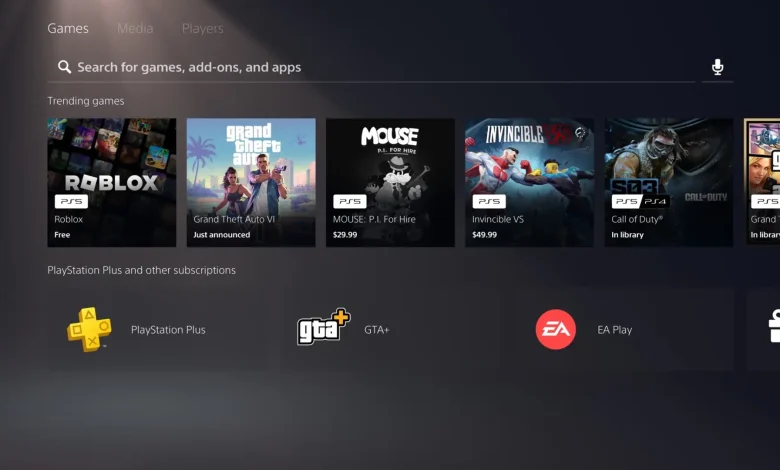 Roblox has surpassed Grand Theft Auto VI in popularity on the PlayStation Store.