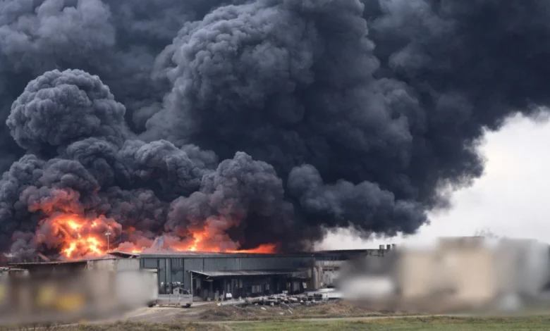 Russian Drone Strike Hits Ukrainian Food Retailer’s Warehouse in Lutsk