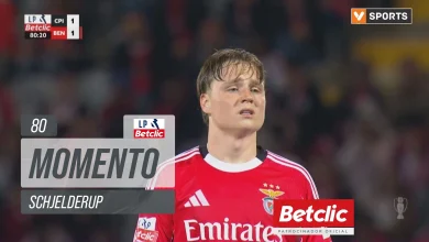 SL Benfica, Jogada, Schjelderup aos 80'