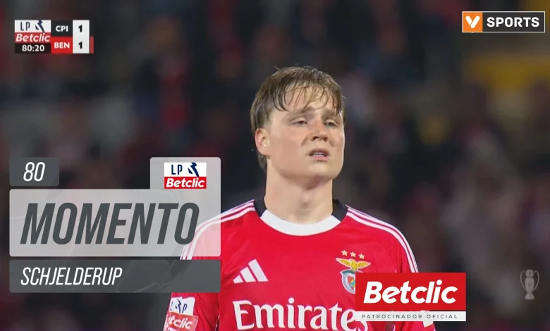 SL Benfica, Jogada, Schjelderup aos 80'