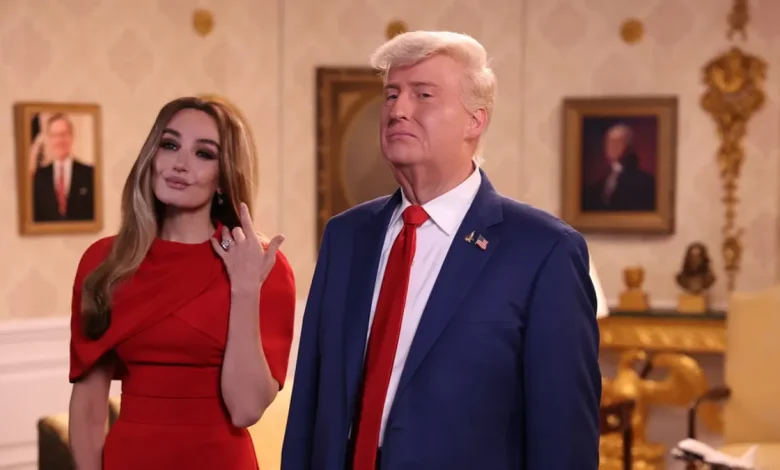 'SNL' cold open spoofs Melania Trump's 'big, random' Epstein speech