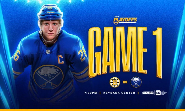 Sabres vs. Bruins - Game 1 | How to watch, lineup notes, and more