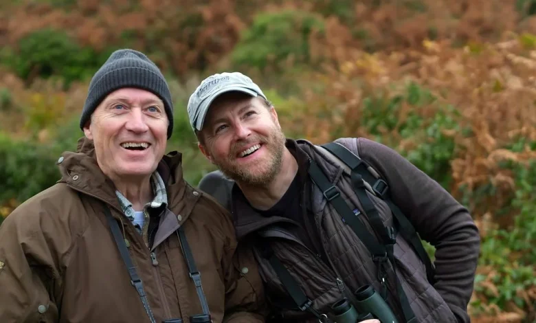 Sam West introduces Ade Edmondson to birding in exclusive first look at new series