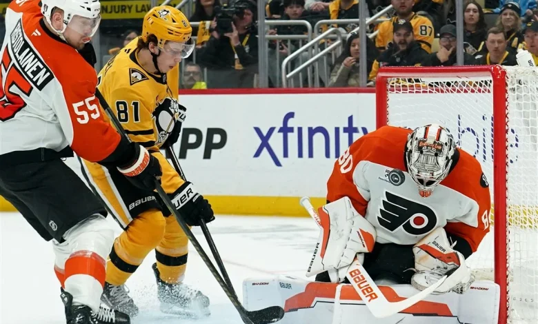 Same problems, different night for Penguins in Game 2 loss to Flyers