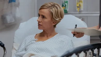 Sara Wyle talks entering 'The Pitt' as patient, husband Noah's advice