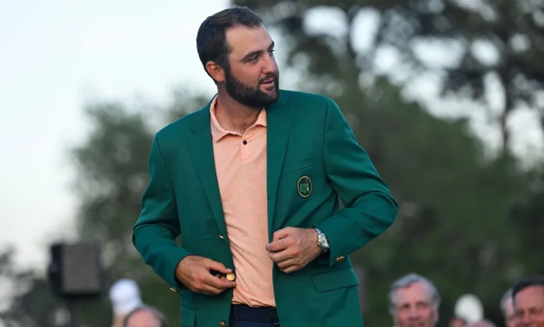 Scottie Scheffler arrives at Masters with 9-day-old son, Remy