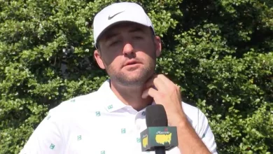 Scottie Scheffler blitzed Augusta National. And then a reporter’s question