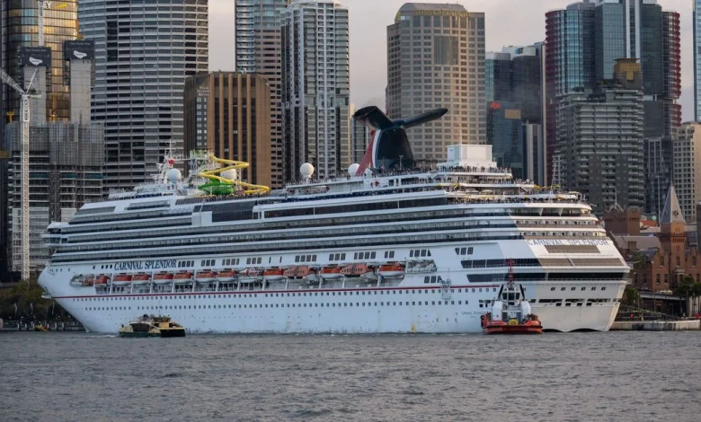 Search suspended after passenger apparently jumped overboard Carnival Cruise Line ship bound for Sydney