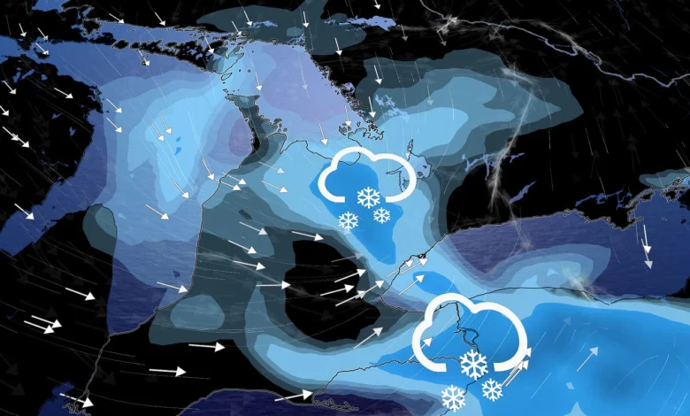 Season rewind in southern Ontario as snow, chilly temperatures return