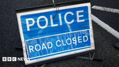 Section of A27 closed after two hurt in crash