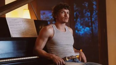 See Photos of Connor Storrie Looking Scary Good in His Horror-Inspired Verizon Campaign (Exclusive)