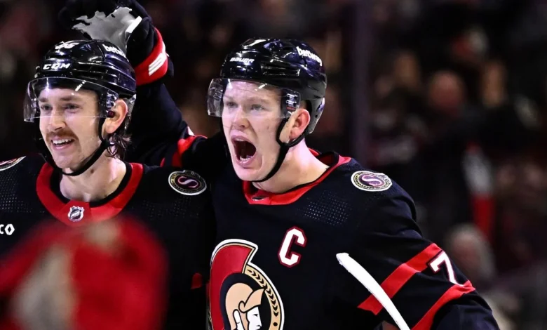 Senators' Tkachuk 'feeling good' after injury vs. Islanders