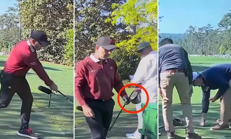 Sergio Garcia breaks driver, damages tee box in epic Masters meltdown