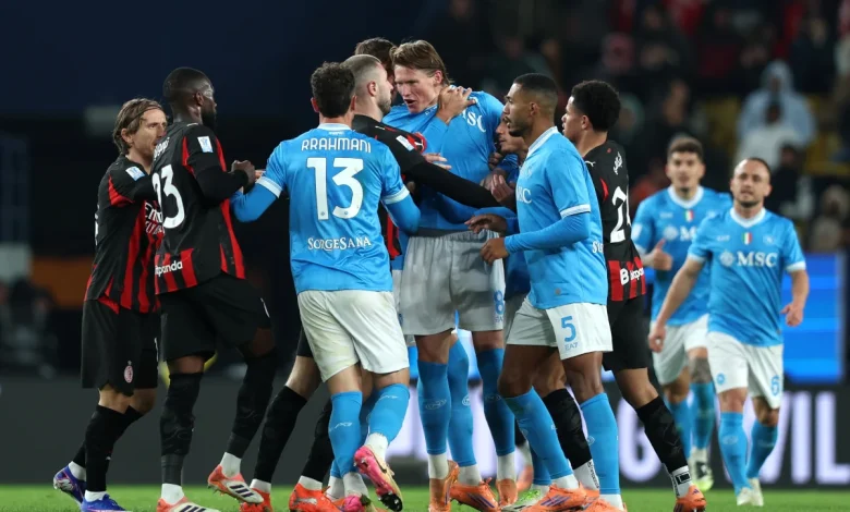 Serie A official line-ups: Napoli vs. Milan