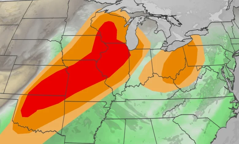 Severe Weather, Including Threat Of Strong Tornadoes And Flooding Rain, Forecast Friday In Plains, Midwest