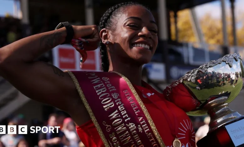 Sha'Carri Richardson storms to iconic Stawell Gift title from back of field