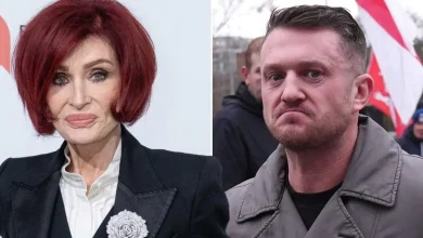 Sharon Osbourne confirms plans to attend Tommy Robinson march to 'unite the UK'