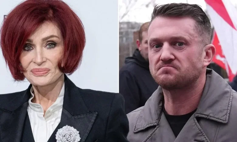 Sharon Osbourne confirms plans to attend Tommy Robinson march to 'unite the UK'