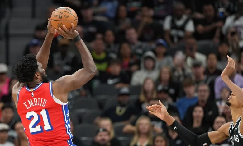 Sixers center Joel Embiid will undergo surgery for appendicitis on Thursday
