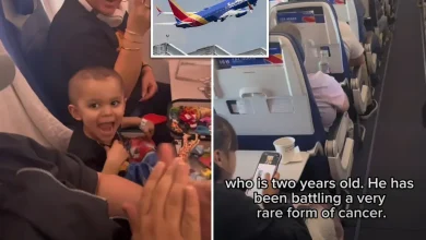 Southwest Airlines crew surprises 2-year-old cancer patient with emotional tribute on final trip: ‘So very proud of you’