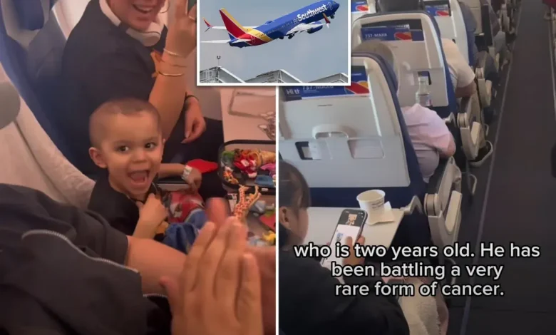 Southwest Airlines crew surprises 2-year-old cancer patient with emotional tribute on final trip: ‘So very proud of you’