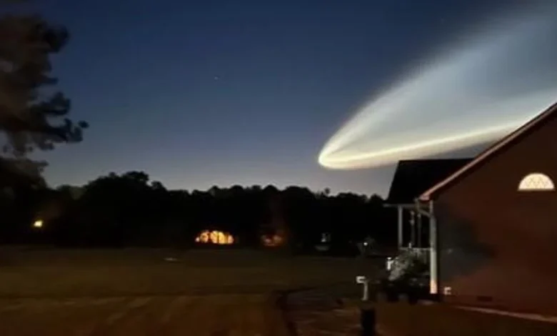 SpaceX Falcon 9 launch bright and visible in Tuesday pre-dawn sky