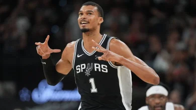 Spurs' Wembanyama active against Mavericks