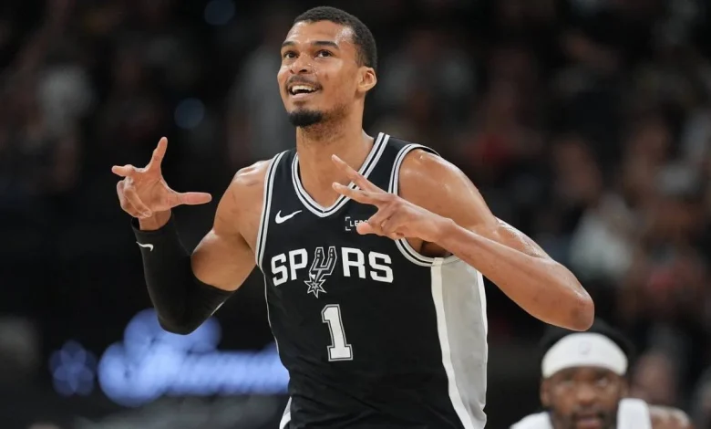 Spurs' Wembanyama active against Mavericks