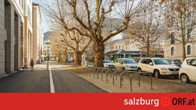 Stadt Salzburg verbreitert ihre Gehsteige
