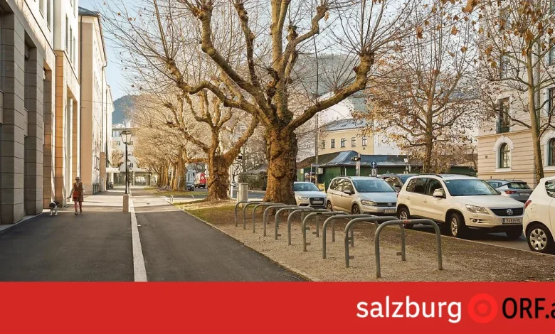 Stadt Salzburg verbreitert ihre Gehsteige