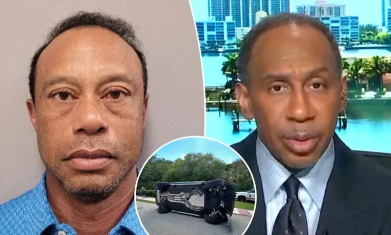 Stephen A. Smith accuses Tiger Woods of having a 'very suspect life' after DUI arrest