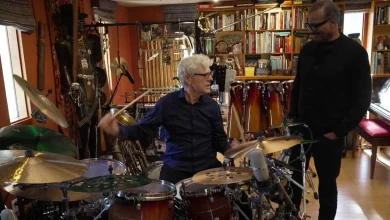 Stewart Copeland turns his studio into a wild orchestra