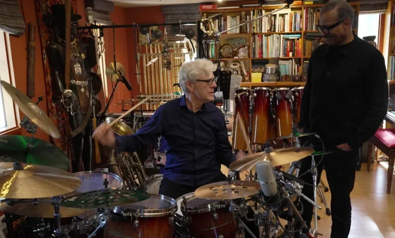 Stewart Copeland turns his studio into a wild orchestra