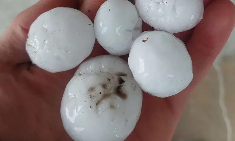Storms drop large hail in southern MN: photos