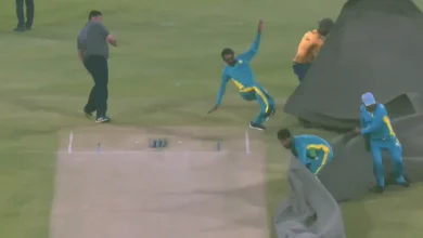 Strong Wind Knocks Over Pakistan Super League Groundstaff In Lahore. Watch