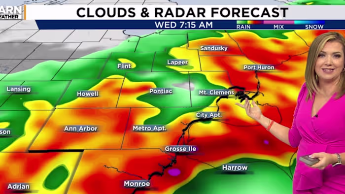 Strong to severe storms possible this week across Metro Detroit -- what to know