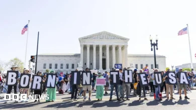 Supreme Court justices appear sceptical over Trump's changes to US birthright citizenship rules - follow live