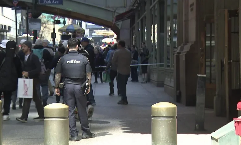 Suspect shot at Grand Central after 3 people stabbed, NYPD says