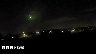 Suspected meteorite caught on camera over West Rainton in Durham