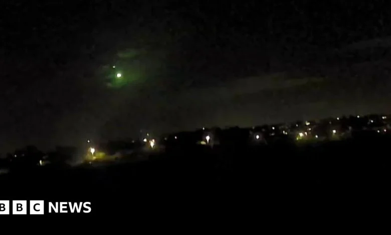 Suspected meteorite caught on camera over West Rainton in Durham