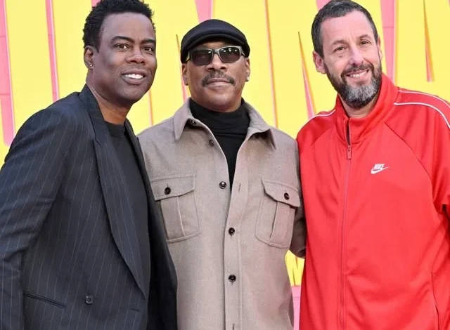 #TSRDaddyDuties: Three legendary comedians have actress daughters on their hands! 🤩 #ChrisRock, #EddieMurphy, and #AdamSandler showed up to support their kiddos, who all appear in Netflix’s ‘Roommates’. 🎥 (📸: @gettyimages) ✍🏾: #TSRStaffLG
