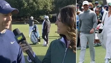 TV presenter and Rory McIlroy chat two years after rumoured relationship rocked Erica Stoll marriage
