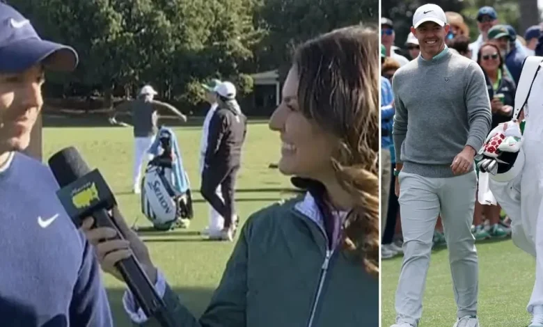 TV presenter and Rory McIlroy chat two years after rumoured relationship rocked Erica Stoll marriage