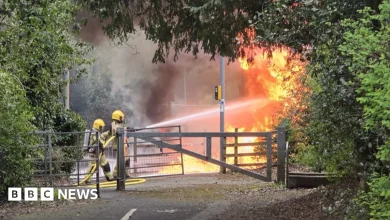 Telford school evacuated after fuel tanker fire