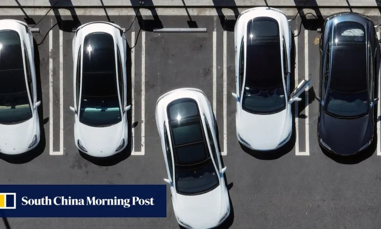 Tesla outraces China’s BYD in pure electric car sales to regain world’s top spot