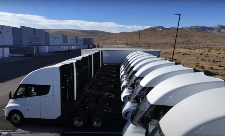 Tesla's Semi truck factory is open with a detail that changes everything